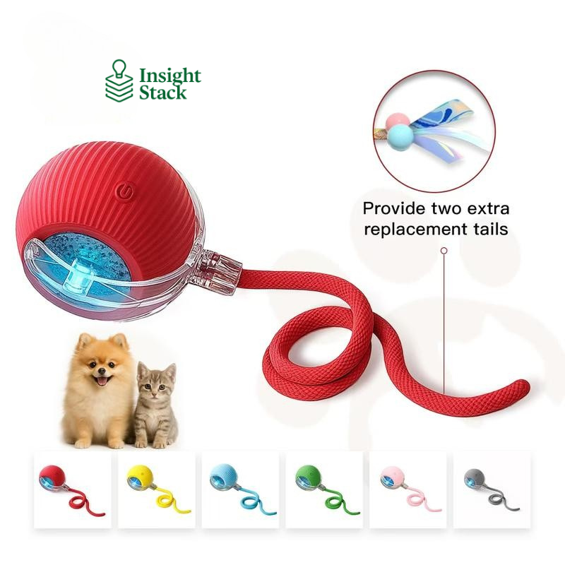 Interactive Rolling Ball for Dogs & Cats